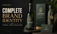 develop a complete beverage or food brand identity