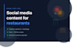 create a social media content package for your restaurant