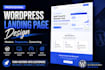 create a stunning wordpress agency landing page