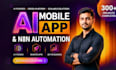 do ai mobile app development, n8n ai automation, ai agent, zapier, ai chatbot