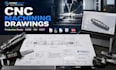 create cnc machining drawings for manufacturing and production cad