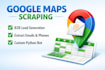 scrape google maps and extract b2b leads using python