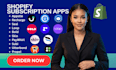 setup subscription apps appstle recharge seal loop bold skio propel utterbond