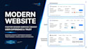 complete footer setup with links, logo, and contact info