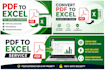 convert PDF to excel manually