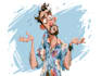 create a premium quality 2d cartoon character
