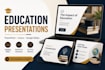 design educational presentation, powerpoint, canva and google slides