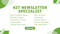 be kit expert setup convertkit newsletter kit landing page email sequence
