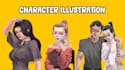 make a character illustration for your game