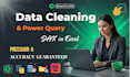 do professional data cleaning with power query and dax in excel
