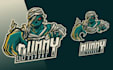 do a custom scary mascot, cartoon mummy logo