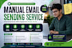 send emails manually one bye one