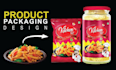 create premium pouch and food packaging logo design