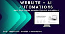 build a website with ai automation