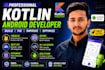 develop android apps using kotlin, firebase, and android studio