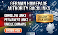 build powerful german homepage backlinks from dot de website