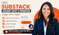 substack account setup substack promotion substack newsletter design and post