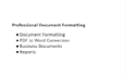 professionally format your word documents