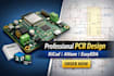design esp32, embedded system, rigid flex pcb, led light, hardware design, pcb