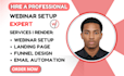 setup webinarjam, goto webinar landing page webinarfuel and webinar integrations