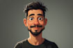 draw funny cartoon character caricature portrait