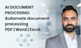 automate pdf word excel document processing using ai