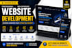 develop a custom coded business website