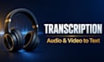 manually transcribe audio and video into accurate text