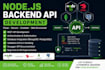 develop or improve your nodejs express or nestjs backend API