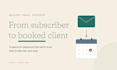 create a welcome email sequence that converts