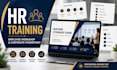 hr training presentation, employee workshop, corporate powerpoint