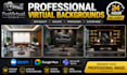design an exclusive custom virtual  backgrounds