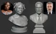 create realistic 3d head bust model from your photo for 3d printing