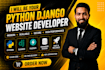 be your python django website developer