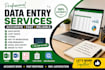 do accurate data entry, copy paste, typing and web research