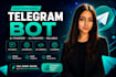 develop custom telegram bots using python and telegram API