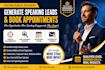 generate speaking leads and book appointments for public speakers