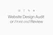 audit your website UX UI and give clear, practical feedback