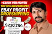 do ebay dropshipping on profit share