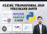 do data cleaning data visualization and python data analysis