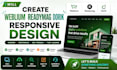 create weblium readymag dorik responsive website design, redesign site123
