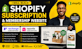 shopify subscription membership website recharge subscriptions store box