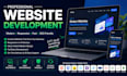 create a custom HTML CSS javascript website