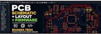 create pcb schematic, layout and code