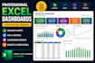 create a financial analysis report and custom excel budget planner