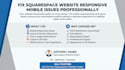 fix squarespace website responsive mobile issues professionally