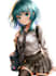 anime character an illustration and anime character