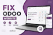 fix odoo website and odoo theme