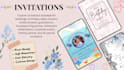 create printable and digital invitation card designs
