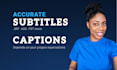 subtitle and transcribe your videos in english